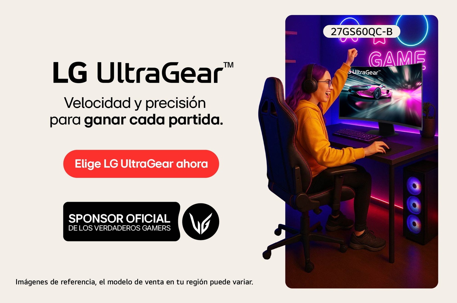 27" Monitor Curvo Gamer UltraGear™